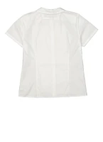 French Toast Girls 16-20 Peter Pan Collar Shirt, White, Size 18