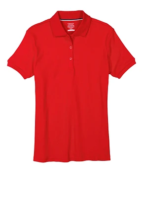 French Toast Girls 16-20 Short Sleeve Polo Shirt, Red, Size 18-20