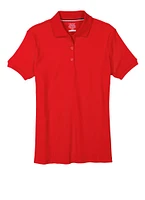 French Toast Girls 16-20 Short Sleeve Polo Shirt, Red, Size 18-20