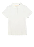 French Toast Junior Polo Shirt, White, Size XL