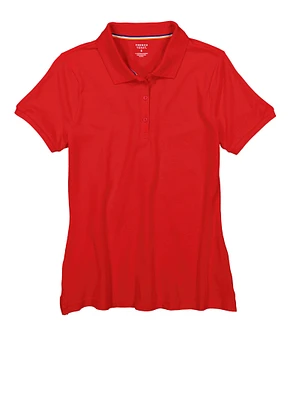 French Toast Junior Stretch Pique Polo, Red, Size XL