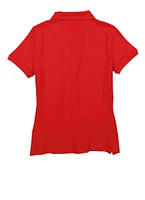 French Toast Junior Stretch Pique Polo, Red, Size XL