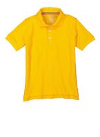 French Toast Boys - Short Sleeve Pique Polo, Yellow