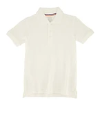 French Toast Boys 4-7 Short Sleeve Polo, White, Size 6-7