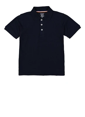 French Toast Boys 4-7 Pique Polo, Blue, Size 6-7