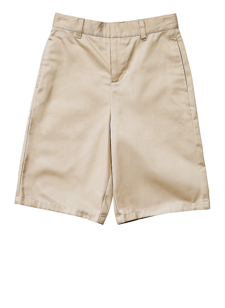 French Toast Boys 4-7 Flat Front Khaki Shorts, Khaki, Size 4