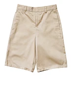 French Toast Boys 4-7 Flat Front Khaki Shorts, Khaki, Size 4