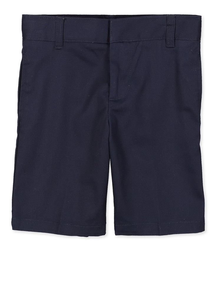 French Toast Boys 4-7 Flat Front Navy Shorts, Blue, Size 6