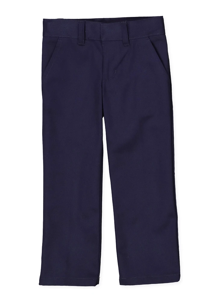 French Toast Boys 4-7 Relaxed Fit Navy Chinos, Blue, Size 5