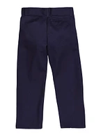 French Toast Boys 4-7 Relaxed Fit Navy Chinos, Blue, Size 5
