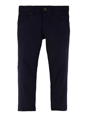 French Toast Boys 4-7 Slim Fit Stretch Twill Pants, Blue, Size 4