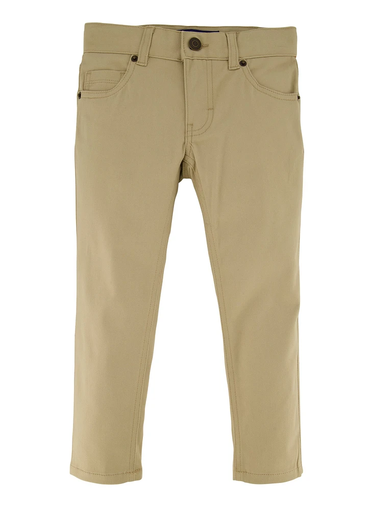 French Toast Boys 4-7 Slim Leg Chino Pants, Khaki, Size 7