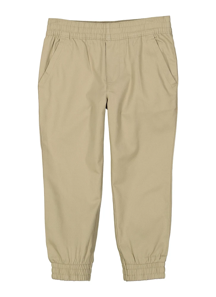 French Toast Boys 4-7 Pull On Joggers, Khaki,
