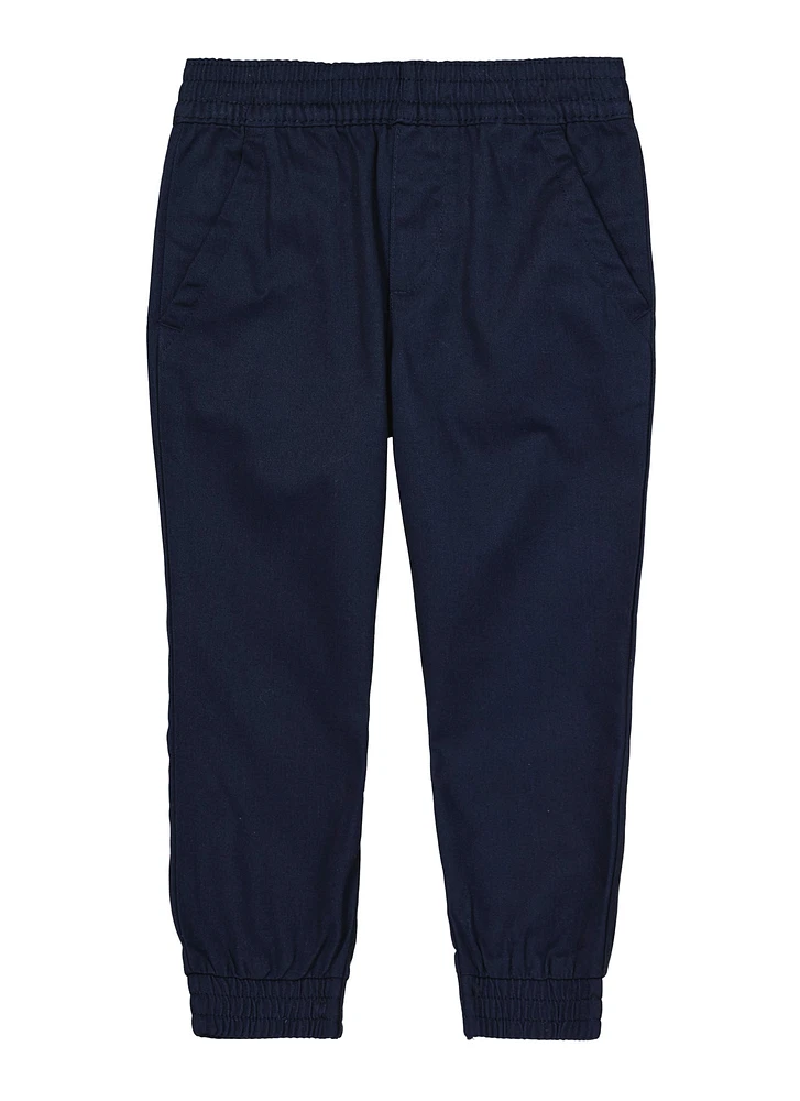 French Toast Boys 4-7 Solid Joggers, Blue, Size 4