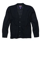 French Toast Boys 4-7 V Neck Cardigan, Blue, Size 6-7