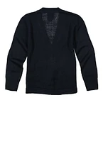 French Toast Boys 4-7 V Neck Cardigan, Blue, Size 6-7