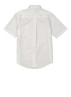 French Toast Boys 8-16 Short Sleeve Shirt, White, Size 14