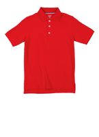 French Toast Boys 8-16 Short Sleeve Pique Polo, Red, Size L