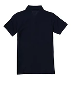 French Toast Boys 8-16 Pique Polo Shirt, Blue, Size 10-12