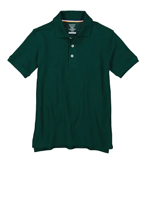 French Toast Boys 8-16 Solid Polo, Green, Size 10-12
