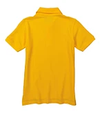 French Toast Boys 8-16 Solid Pique Polo Shirt, Yellow, Size 10-12