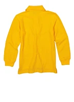 French Toast Boys 8-16 Long Sleeve Polo Shirt, Yellow, Size 8