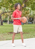 French Toast Boys 8-14 Flat Front Khaki Shorts, Khaki, Size 10