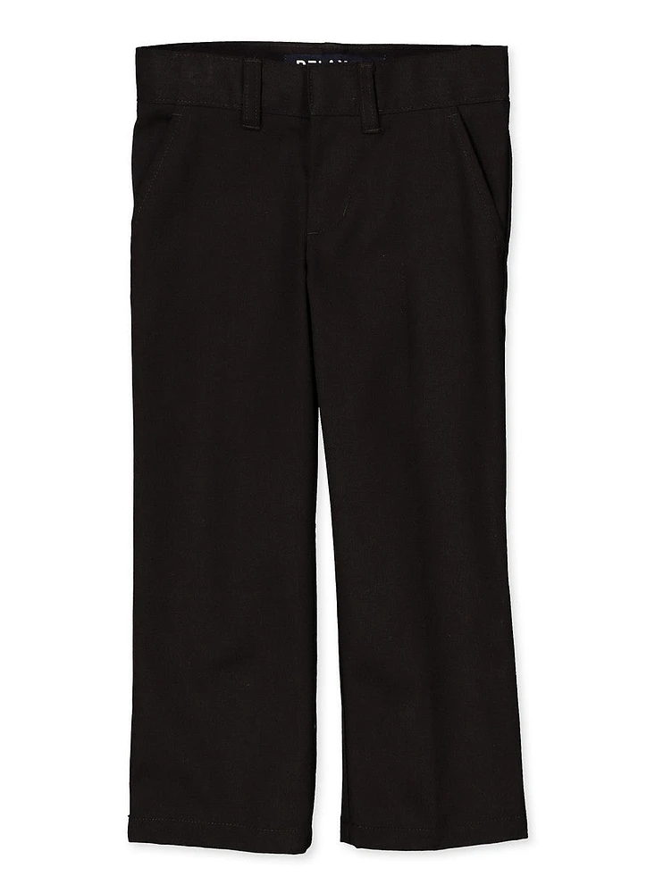 French Toast Boys 8-14 Relaxed Fit Chinos, Black,