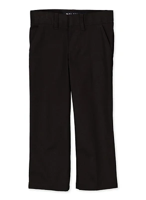 French Toast Boys 8-14 Relaxed Fit Chinos, Black,