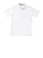 French Toast Boys 16-20 Short Sleeve Pique Polo, White, Size 16