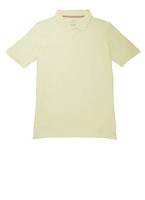 French Toast Boys 14-20 Pique Polo, Yellow, Size 18-20