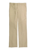 French Toast Boys 16-20 Relaxed Fit Twill Pants, Khaki, Size 16