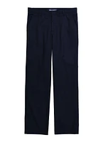 French Toast 16-20 Relaxed Fit Straight Leg Chinos, Blue, Size 20