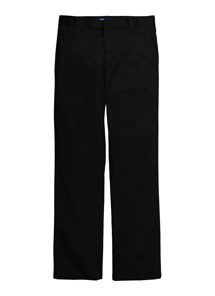 French Toast Boys 16-20 Chinos, Black, Size 16