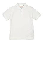 French Toast Boys 10-20 Husky Pique Polo, White, Size 14-16H