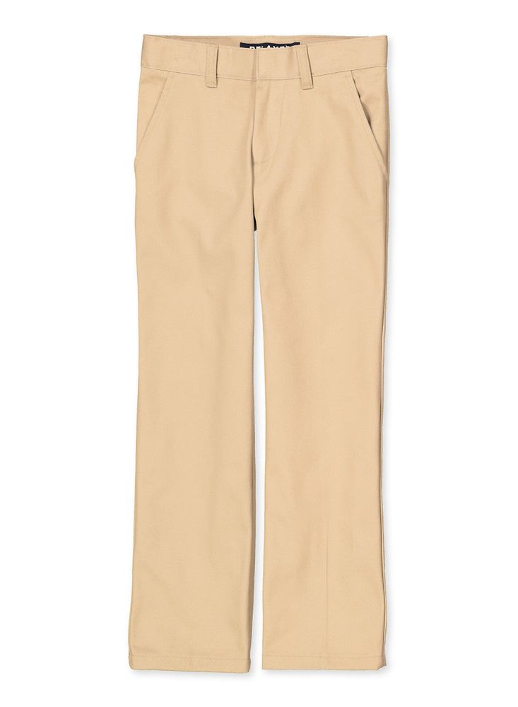 French Toast Boys 10-20 Husky Relaxed Fit Chinos, Khaki, Size 10H