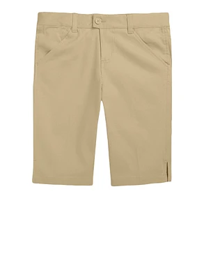 French Toast Girls 4-6x Mid Thigh Khaki Shorts, Khaki, Size 4