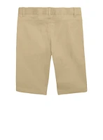 French Toast Girls 4-6x Mid Thigh Khaki Shorts, Khaki, Size 4