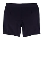 French Toast Girls 4-6x Pull On Stretch Twill Shorts, Blue, Size 6X