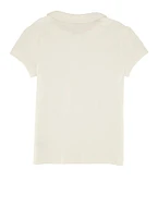 French Toast Girls 7-16 Short Sleeve Peter Pan Collar Polo, White, Size 10-12
