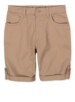 Girls School Uniform 2 Pack Tabbed Shorts Khaki Size 7-14, Khaki, Size 8