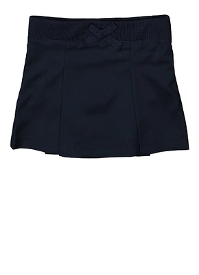 French Toast Girls 2T-4T Pull On Pleated Skort, Blue, Size 3T