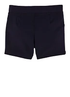 French Toast Girls 2T-4T Pull On Stretch Shorts, Blue, Size 3T