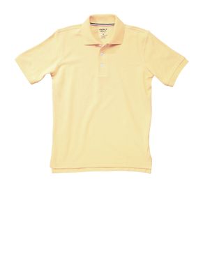 French Toast Boys 2T-4T Short Sleeve Pique Polo, Yellow, Size 4T