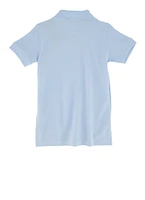 French Toast Boys 2T-4T Pique Polo, Blue, Size 2T