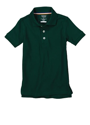 French Toast Boys 2T-4T Pique Short Sleeve Polo Shirt, Green, Size 2T