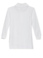 French Toast Boys 2T-4T Long Sleeve Pique Polo, White, Size 3T