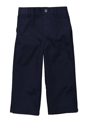 French Toast Boys 2T-4T Relaxed Fit Chinos, Blue,