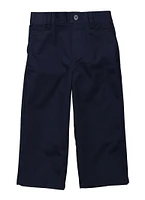 French Toast Boys 2T-4T Relaxed Fit Chinos, Blue,