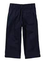 French Toast Boys 2T-4T Relaxed Fit Chinos, Blue,